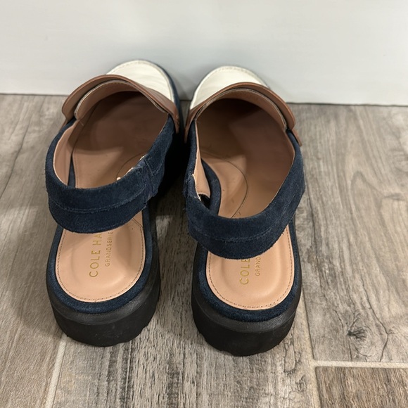 Cole Haan Geneva Lug Sole Slingback Mule - like new - Picture 5 of 6